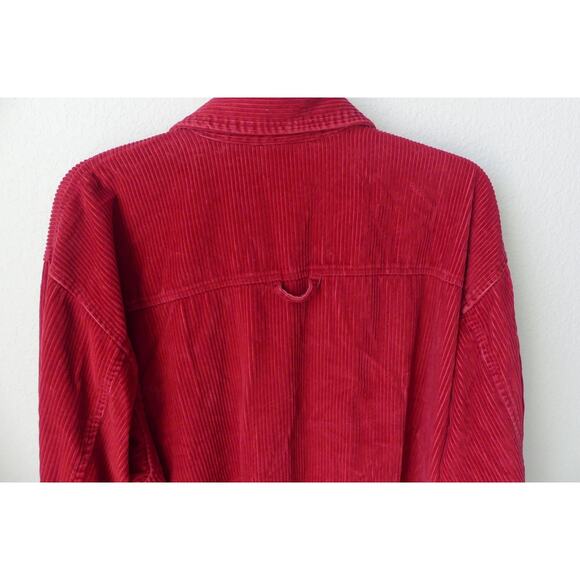 Carolina Blues Women's Plus Corduroy Jacket 2XL Shacket Button Front Layer Y2K - Picture 5 of 9